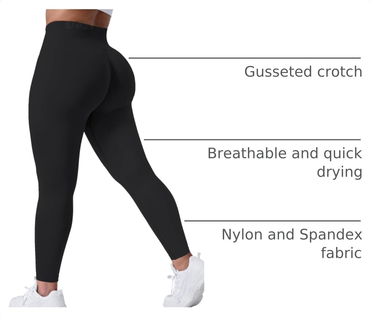 Seamless Leggings for Women High Waist Yoga Pants Scrunch